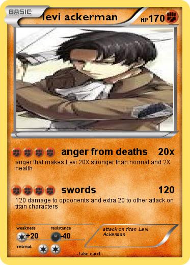 Pokemon levi ackerman