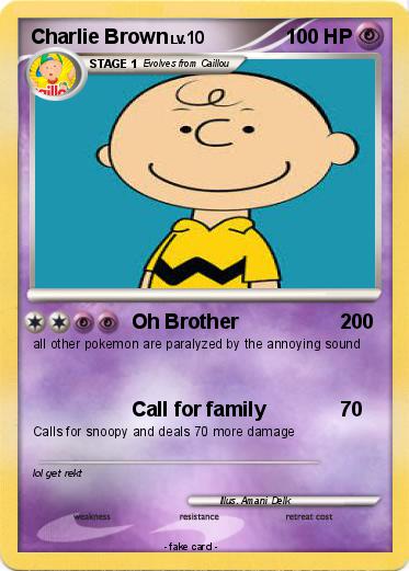 Pokemon Charlie Brown