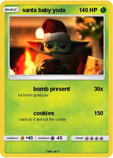 Pokemon santa baby yoda