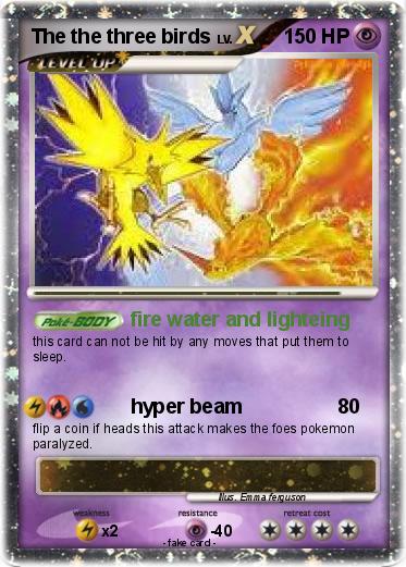 Pokemon The the three birds