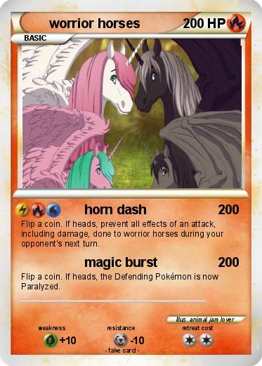 Pokemon worrior horses