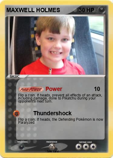 Pokemon MAXWELL HOLMES