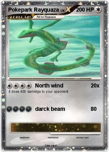 Pokemon Pokepark Rayquaza