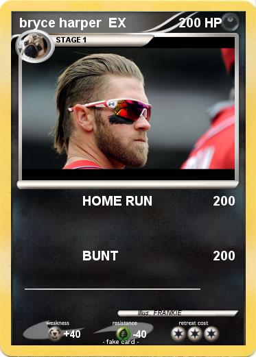 Pokemon bryce harper  EX