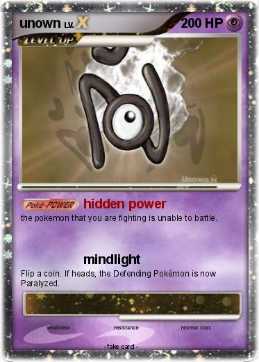 Pokemon unown