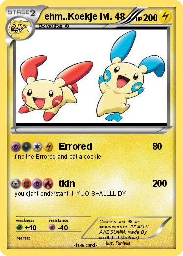 Pokemon ehm..Koekje lvl. 48