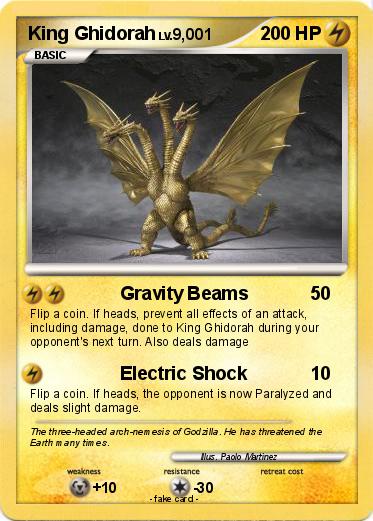 Pokemon King Ghidorah