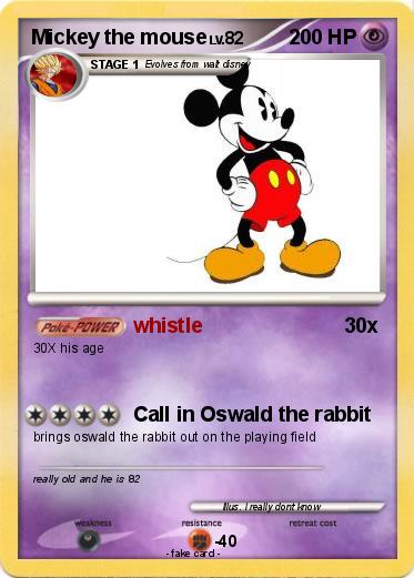 Pokemon Mickey the mouse