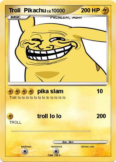 Pokemon Troll  Pikachu