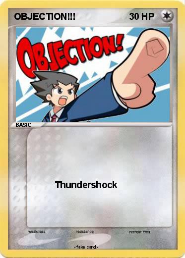 Pokemon OBJECTION!!!