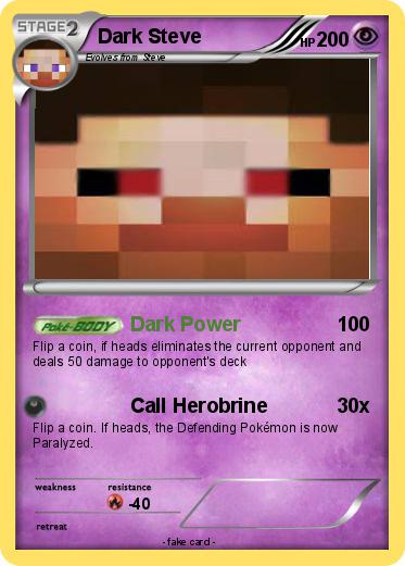 Pokemon Dark Steve