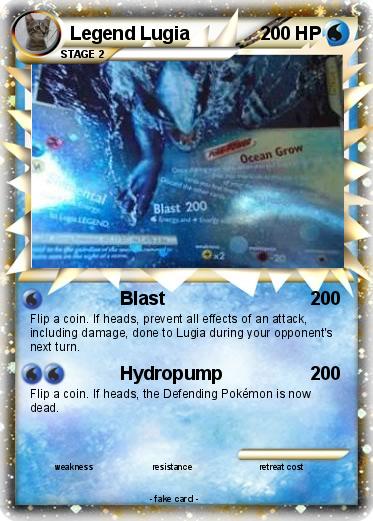 Pokemon Legend Lugia