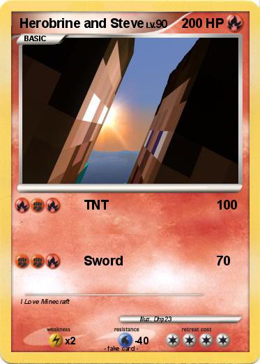 Pokemon Herobrine and Steve