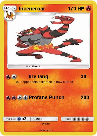 Pokemon Inceneroar