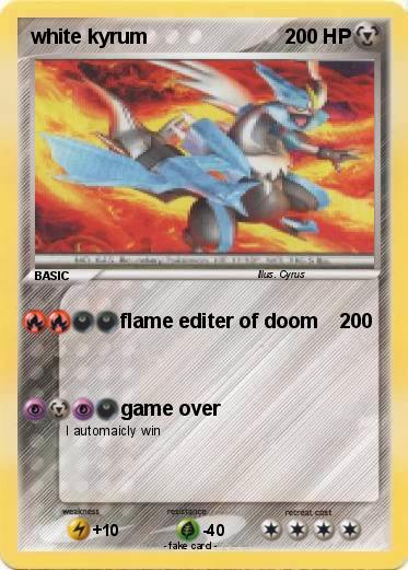 Pokemon white kyrum