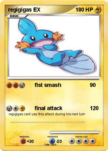 Pokemon regigigas EX
