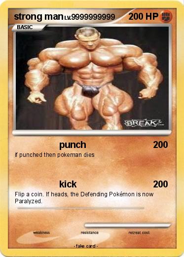 Pokemon strong man