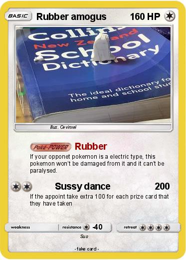 Pokemon Rubber amogus
