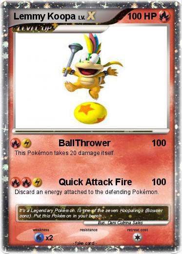Pokemon Lemmy Koopa