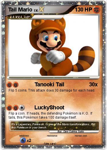 Pokemon Tail Mario