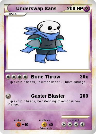 Pokemon Underswap Sans