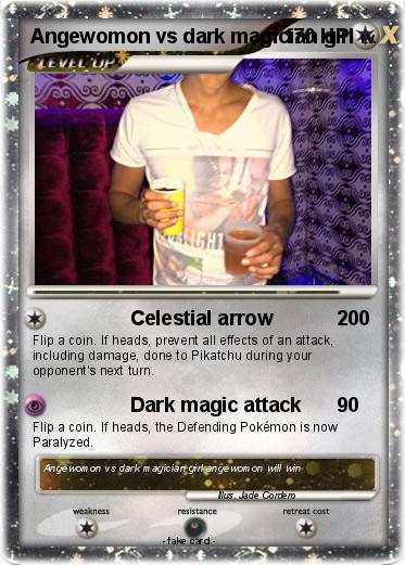 Pokemon Angewomon vs dark magician girl