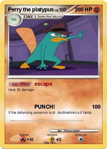 Pokemon Perry the platypus