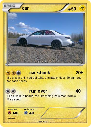 Pokemon car