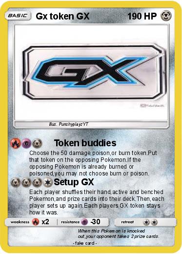 Pokemon Gx token GX