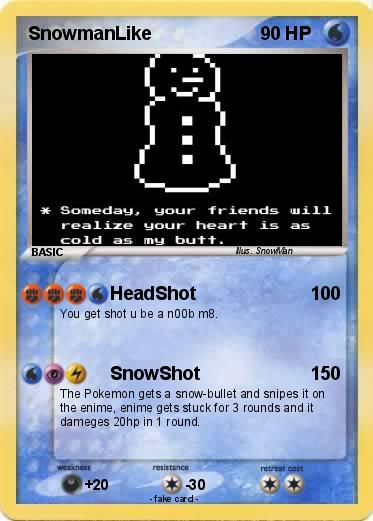 Pokemon SnowmanLike