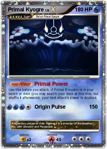 Pokemon Primal Kyogre