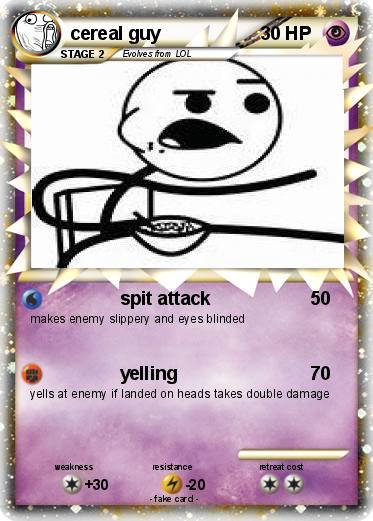 Pokemon cereal guy