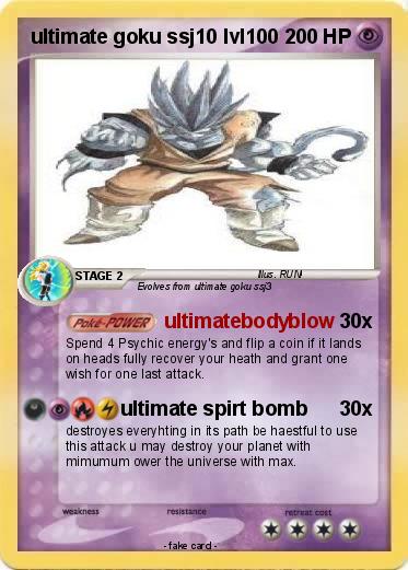 Pokemon ultimate goku ssj10 lvl100
