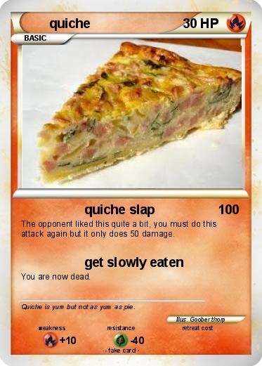 Pokemon quiche
