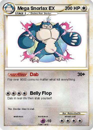 Pokemon Mega Snorlax EX