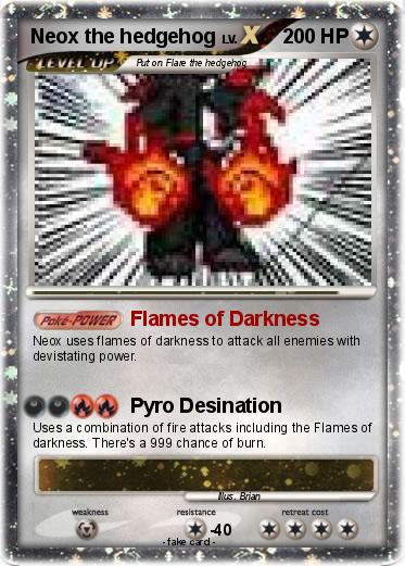 Pokemon Neox the hedgehog