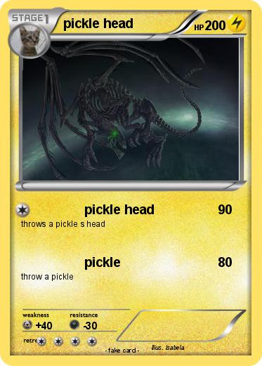 Pokemon pickle head