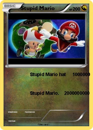 Pokemon Stupid Mario