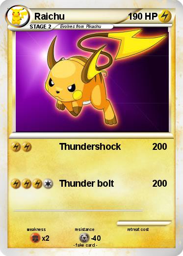 Pokemon Raichu