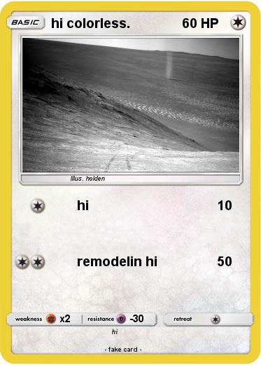 Pokemon hi colorless.