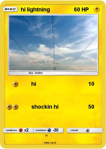 Pokemon hi lightning