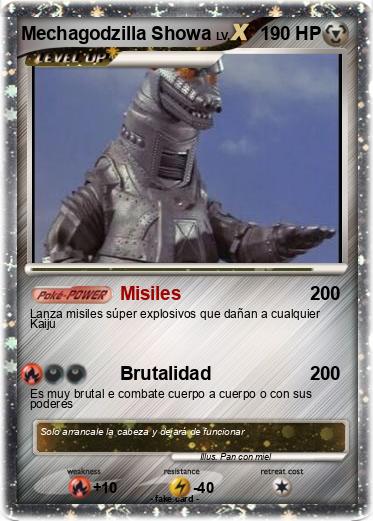 Pokemon Mechagodzilla Showa
