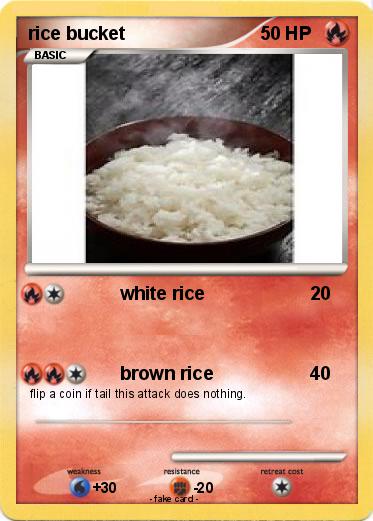 Pokemon rice bucket