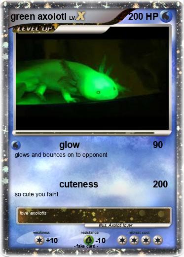 Pokemon green axolotl
