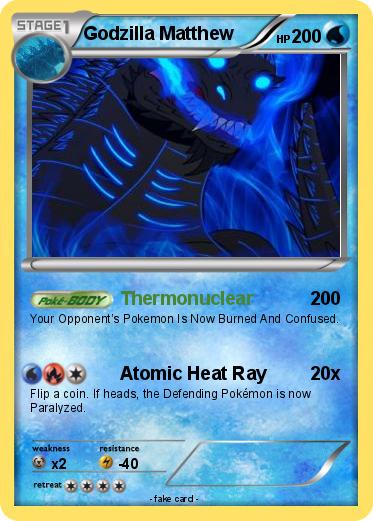 Pokemon Godzilla Matthew