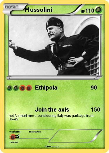 Pokemon Mussolini