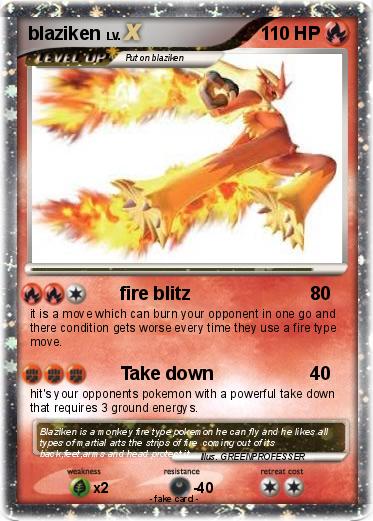 Pokemon blaziken