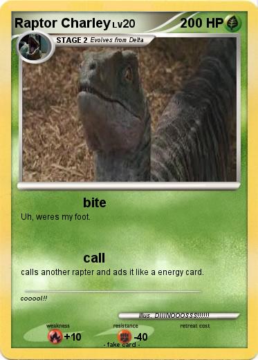 Pokemon Raptor Charley