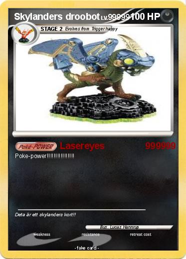 Pokemon Skylanders droobot