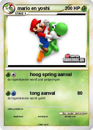 Pokemon mario en yoshi